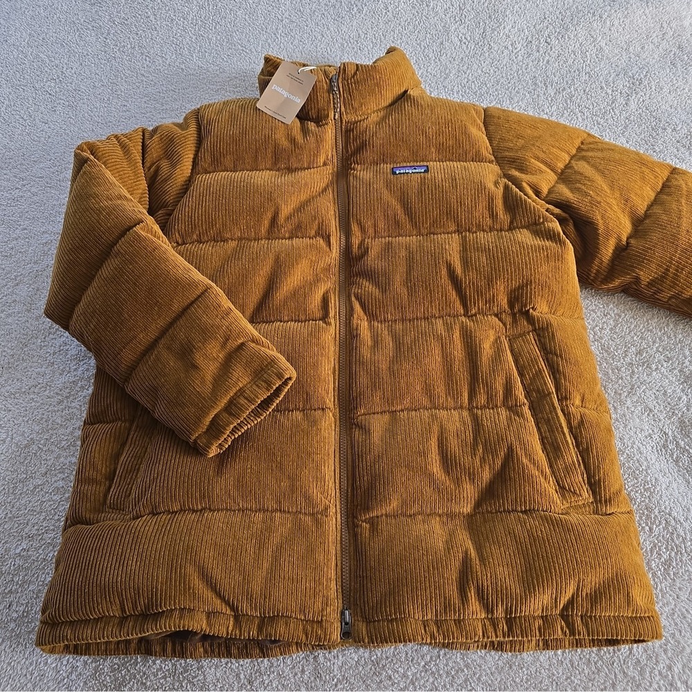 Patagonia Women's Cord Fjord Jacket Coat Shelter Brown Corduroy Size XL NWT